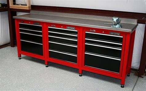 Craftsman workbench and storage