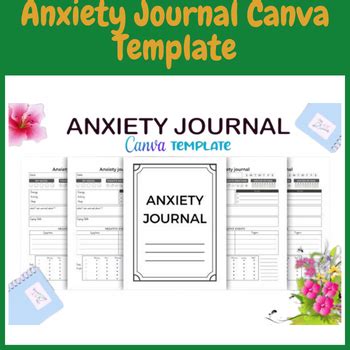 Anxiety Journal Canva Template | Made By Teachers