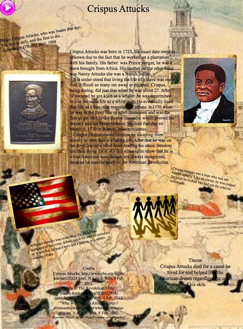 crispus-attucks | Crispus attucks, Black american, History