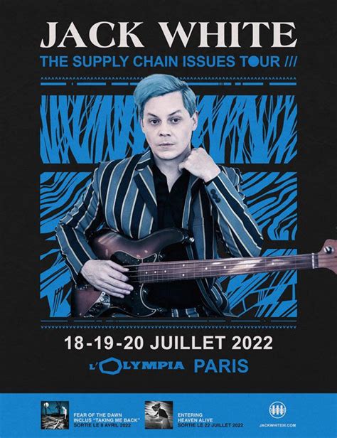 Jack White live in July 2022 at Paris Olympia - Sortiraparis.com