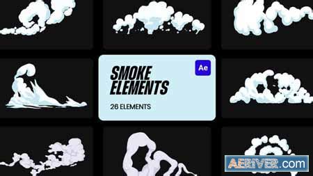 Videohive Smoke Cartoon VFX for After Effects 36157772 Free