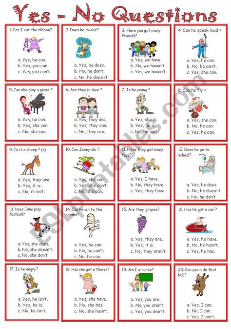 English worksheets: YES-NO QUESTION ( MULTIPLE CHOICE )