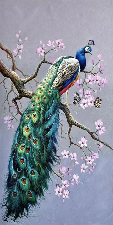Peacock Painting - Cheapwallarts.com