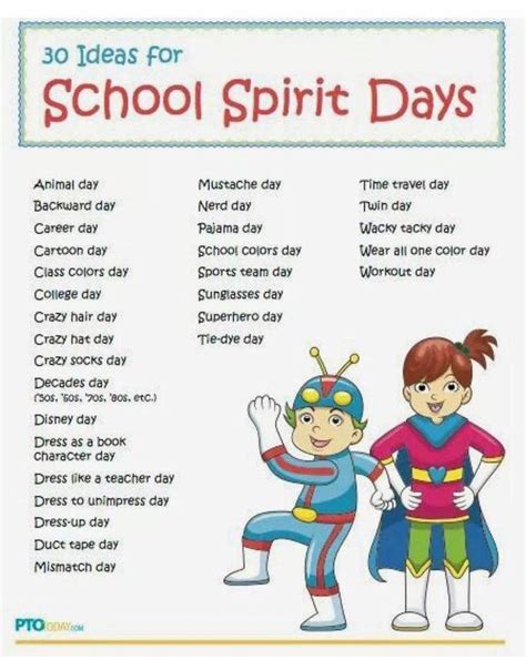 Pin by Lisa Peeters on In de klas | School spirit week, School spirit days, Spirit day ideas