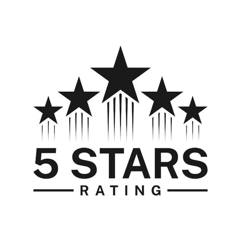 Premium Vector | 5 five star rate or review and best award icon