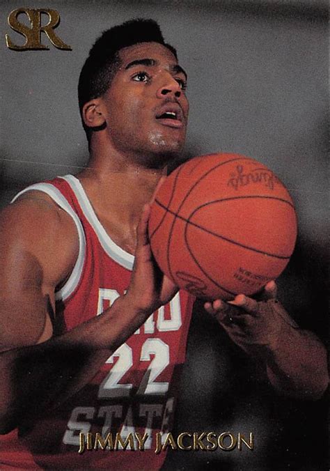 Jimmy Jackson Basketball Card (Ohio State Buckeyes) 1992 Sports Report Rookie #17