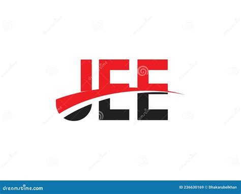 JEE Letter Initial Logo Design Vector Illustration Stock Vector - Illustration of logo, isolated ...