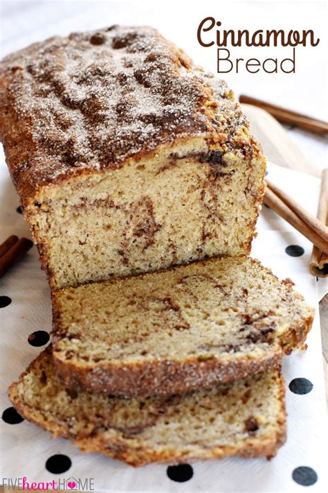 Cinnamon Bread {No-Yeast Quick Bread} | Cinnamon bread, Quick bread ...