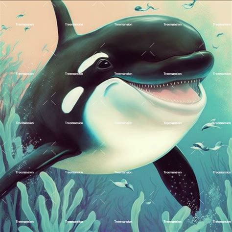 Cute Happy Orca – 🌴Treemansion