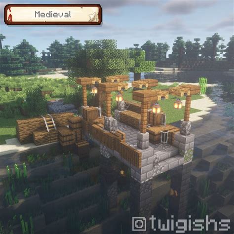 Minecraft Dock Designs | Minecraft architecture, Minecraft blueprints ...