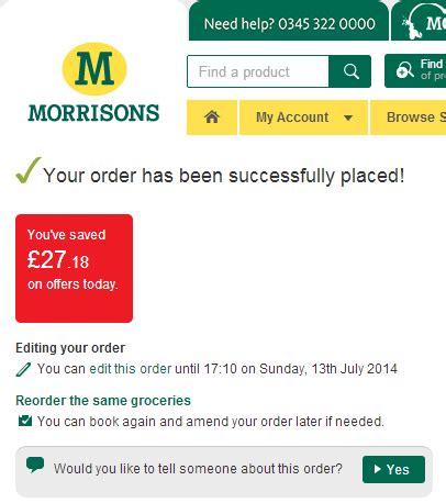 Morrisons Delivery Service - Review - We're going on an adventure