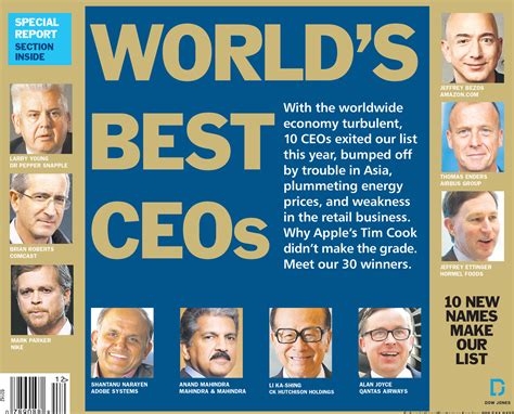 Profiles of the World’s Best CEOs | Barron's