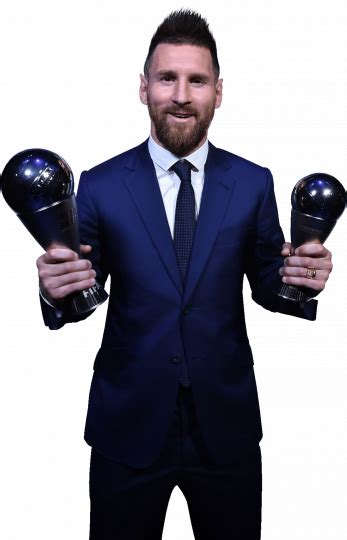 Lionel Messi The Best FIFA Men’s Player 2019 Awards football render - FootyRenders