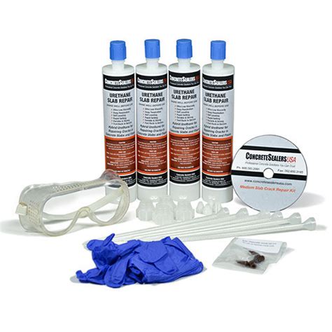 Urethane Slab Crack Repair Kit (Medium) - Concrete Sealers USA