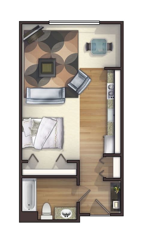 Small Apartment Floor Plans - Hiring Interior Designer