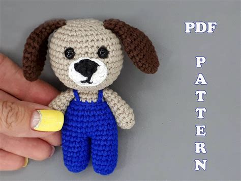 Crochet puppy Amigurumi dog PDF pattern for beginner Safe kids | Etsy