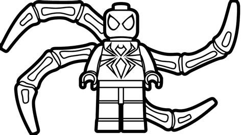 Lego Spiderman Coloring Pages Lego Coloring Pages Free Download Best ...