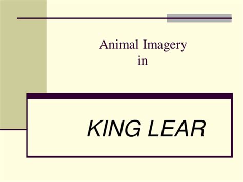 King Lear: Themes & Imagery Powerpoint Lesson | Teaching Resources