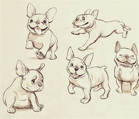 65+ Easy French Bulldog Drawing Picture - Bleumoonproductions