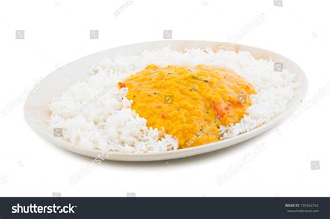 Indian Traditional Cuisine Dal Fry Rice Stock Photo 795452254 ...