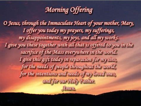 Morning offering | Prayers | Pinterest