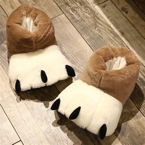 Bear Paw Slippers - Multi Colour – slippeys