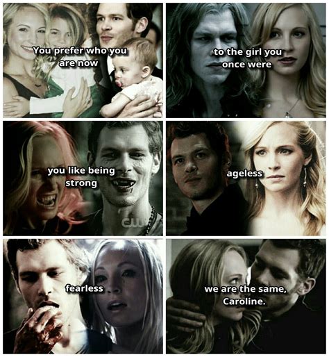 Klaroline collab Klaus mikaelson and Caroline Forbes The vampire ...