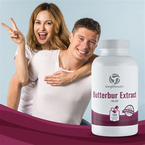 Butterbur Extract 100 mg - 180 Vegetarian Capsules – LongLifeNutri