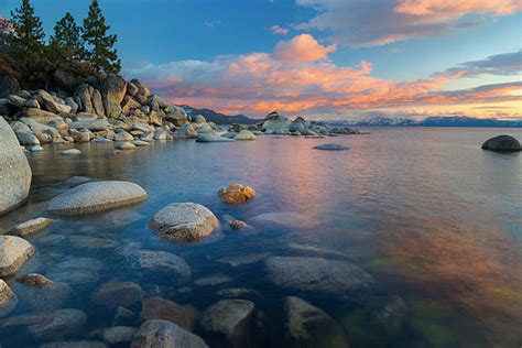 2,300+ Lake Tahoe Sunset Stock Photos, Pictures & Royalty-Free Images ...