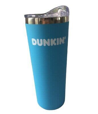 Dunkin' Donuts DNKN 20 Ounce Stainless Steel Travel Tumbler. Holds 20 ...