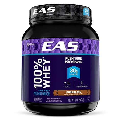 EAS 100% Whey Powder, Chocolate, 30g Protein, 2 Lb - Walmart.com ...