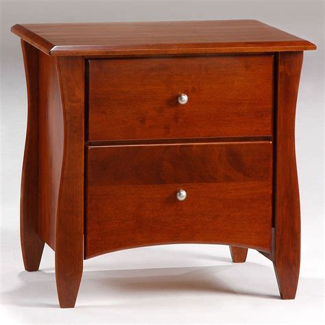 Clove Wood Nightstand in Cherry by Night & Day | Night and day furniture, Cherry bedroom ...