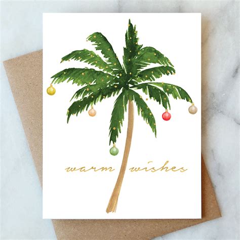 Christmas Palm Tree Card – Abigail Jayne Design