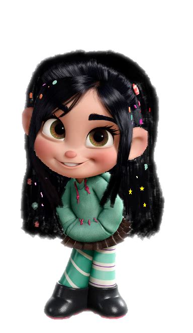 Vanellope von Schweetz Hair Down Png - Vanellope von Schweetz Fan Art (43272667) - Fanpop