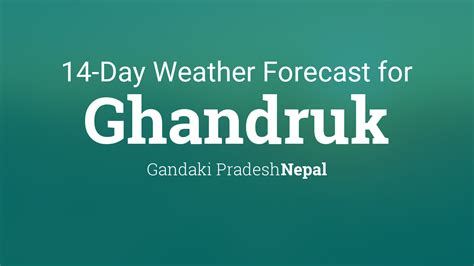 Ghandruk, Nepal 14 day weather forecast