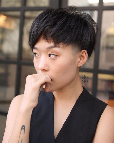 Dark Edgy Bowl Cut with Undercut and Fringe - The Latest Hairstyles for Men and Women (2020 ...