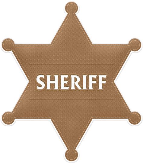 Sheriff badge PNG