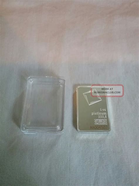 Valcambi Suisse 1oz Platinum Bar