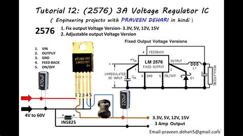 LM2576 Buck Converter Pinout, Specs, Equivalent, Circuit, 60% OFF