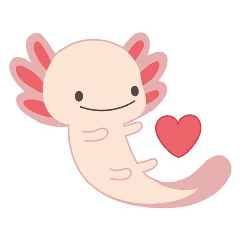 Cute Axolotl Sticker - Sticker Mania