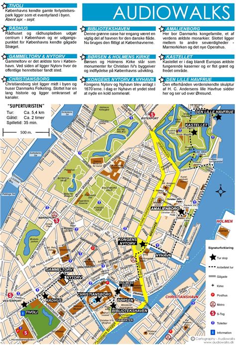 Copenhagen city center map - Ontheworldmap.com