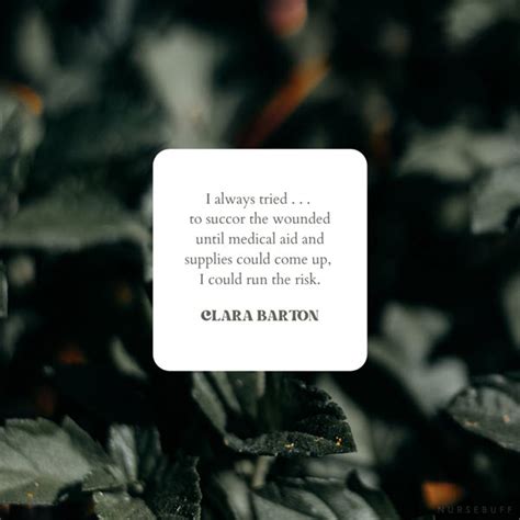 36 Inspiring Clara Barton Quotes - NurseBuff