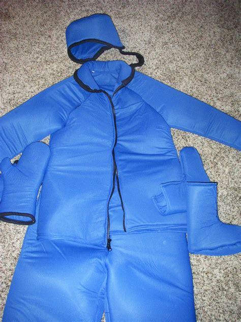 What one woman can do, another can do!: Warm in winter-foam survival clothing!