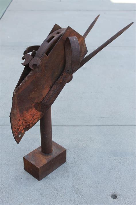 Contemporary Steel Brutalist Sculpture For Sale at 1stDibs