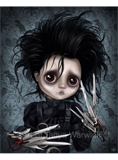 Edward Scissorhands Wall Art Print Tim Burton Art, Johnny Depp, Pop ...