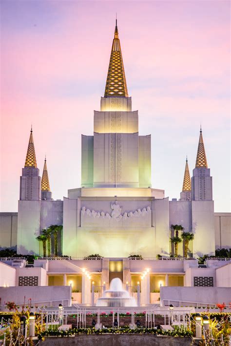 Oakland Temple - Christmas Lights by Scott Jarvie | Altus Fine Art