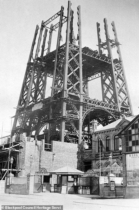 Never-before-seen shots show Blackpool Tower being built 125 years ago ...