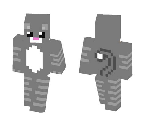 Download Grey Tabby Cat Minecraft Skin for Free. SuperMinecraftSkins