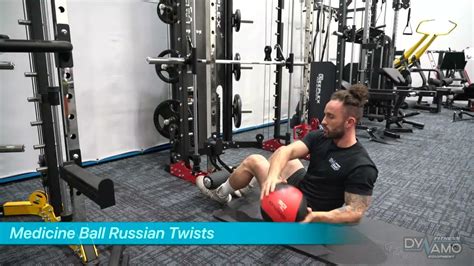 Medicine Ball Russian Twist - Dynamo Fitness