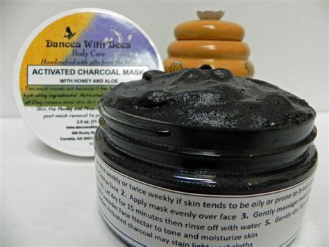 Activated Charcoal Mask with Honey and Aloe - Dances With Bees